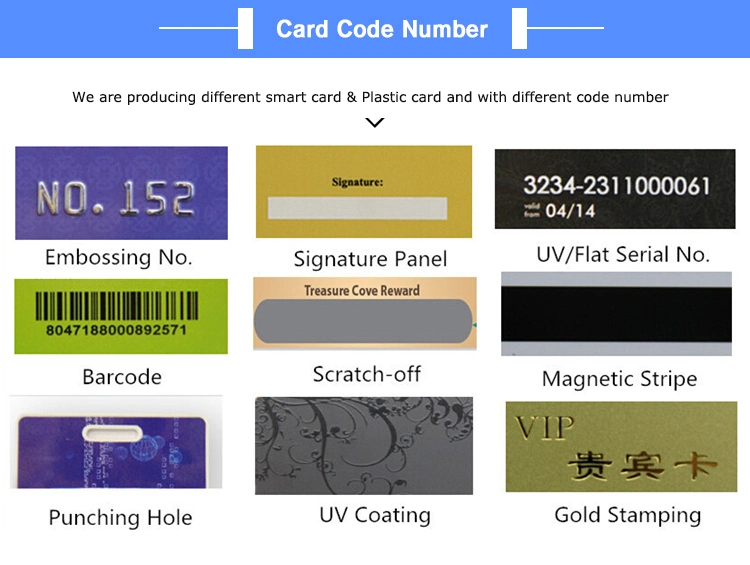 Customized RFID Smart Card 13.56MHz MIFARE (R) Classic PVC Card