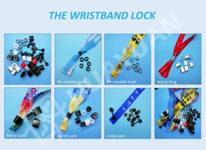 Musical Festival NTAG213 NFC Smart RFID Fabric Woven Wristband