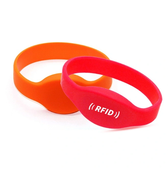 New Arrival RFID Smart Silicon Wristband Sensor Chip Waterproof NFC Bracelet Custom Logo Silicone RFID Wristband