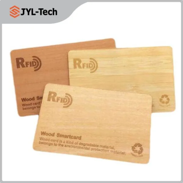 Eco-Friendly RFID Wooden Card DESFire EV2 for Hotel